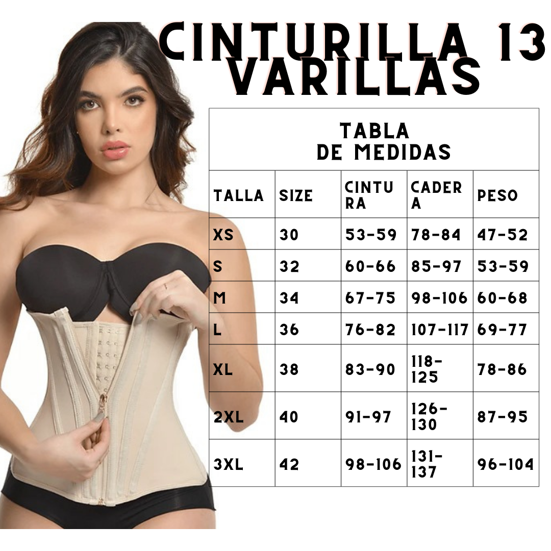 ✨ CINTURILLA 13 VARILLAS EN POWERNET ✨
