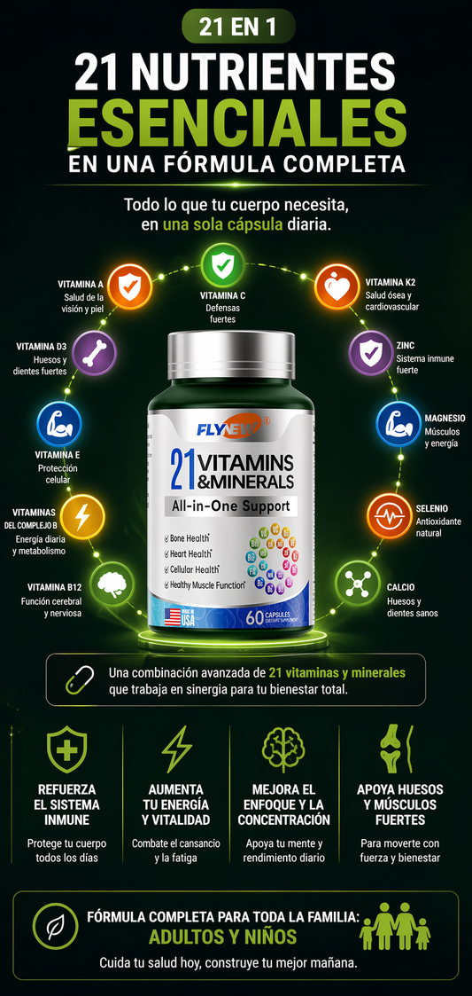21 VITAMINAS Y MINERALES