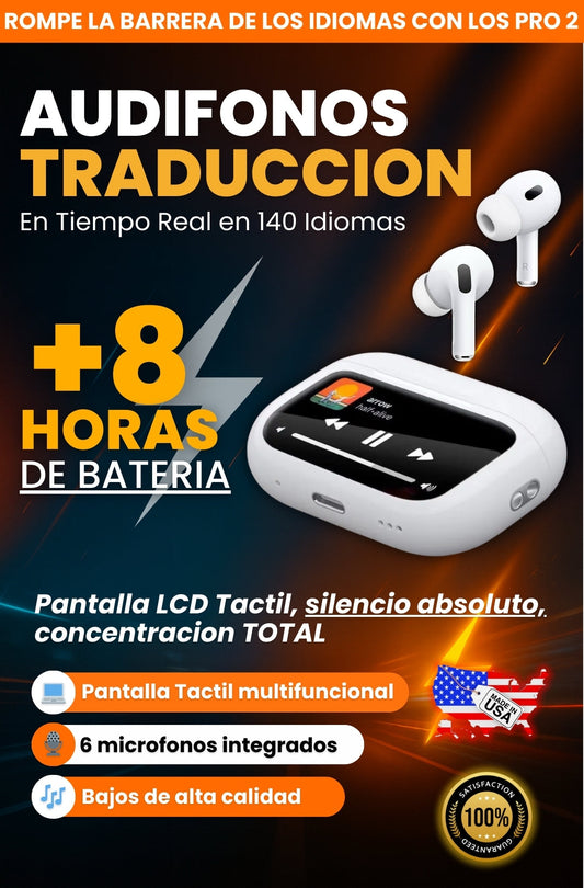 Audífonos inteligentes con traducción en tiempo real