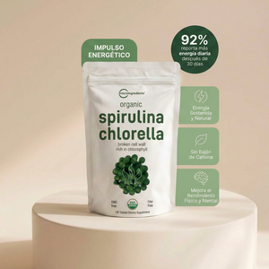 🌿 Spirulina + Chlorella Orgánica