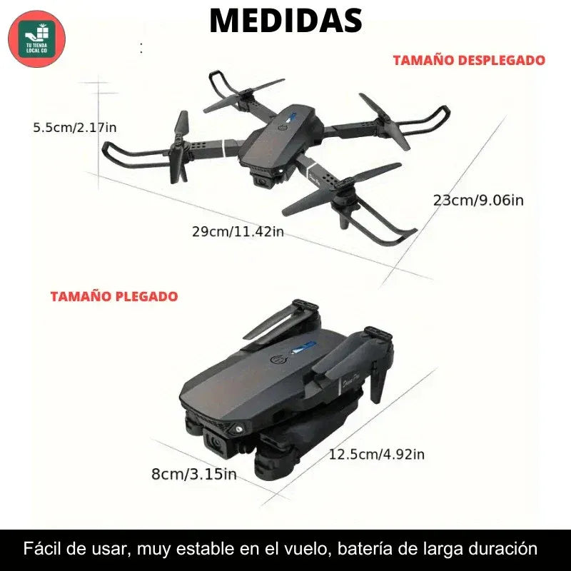🎮Dron Profesional Ultima Generación - Dual Cámara 4K Wifi
